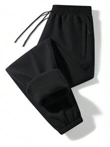 Men's Outdoor Sports Hiking Pants - Black - View 1