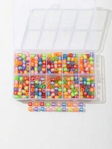 1 Pc Family Game Props Afternoon Tea Casual Jewelry Accessories Can Be Used As Bracelet Necklace Color Digital Block Accessories Set - Multicolor - View 1