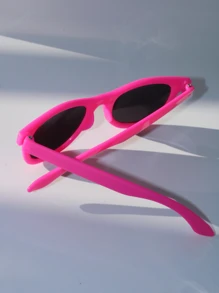 Kids Fashion Glasses - 玫紅色 - 查看 2