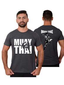 Men T-Shirts - 深灰色 - 查看 1