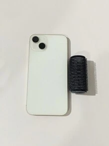 小號黑色自持式捲髮器 12 件/套無熱捲髮棒帶 12 個髮夾,diy 髮型設計工具,適合長髮、中長髮和細髮 - 黑色 - 查看 5