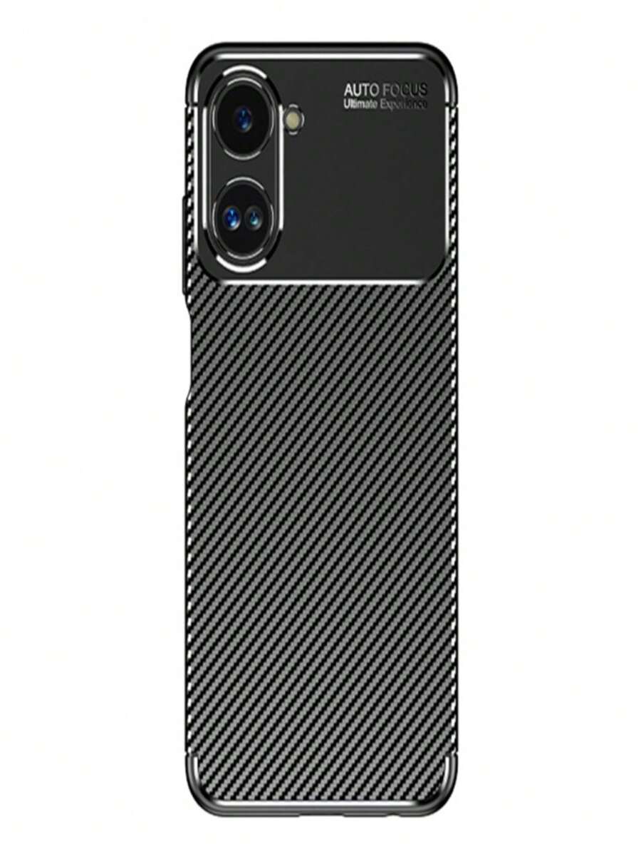 Case For Realme 10 4g Carbon Fiber Case - Black - View 1