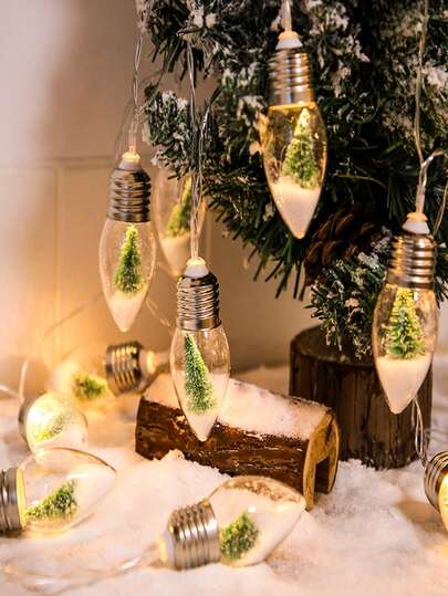 クリスマスツリー装飾 10led ボトルライト 屋外用電池式ledガーランド