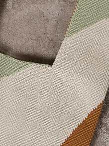 1 件迷你尺寸条纹色块镂空针织钩针透气轻便可折叠雨伞化妆品香水笔记本防污开口简约女士单肩包手提包手提包，母亲节礼物，妈妈礼物，妈妈的必需品，外出妈妈包，完美搭配度假服装女士，度假必需品，非常适合夏季、度假和海滩 - 彩色 - 查看 5