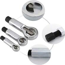Rusty Screw Disassembly Tool For Removing Nuts/Bolts With Nut Splitting Function, Nut Breaker - Silver - View 9