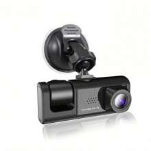 New 2 Inch HD Dual Lens 1080P Dash Cam, Car DVR With Built-In 150mAh Lithium Battery For In-Car & Outside Monitoring, Cycle Recording