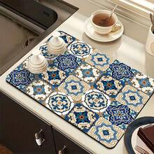 1入浴室地墊,防滑浴室地墊,節日裝飾,浴室裝飾,快乾地墊,珪藻土地墊,廚房和檯面排水地墊,咖啡杯墊,廚房用具墊,酒吧咖啡杯墊,房間裝飾,超吸水,柔軟吸水,多種尺寸可用 - 彩色 - 查看 4