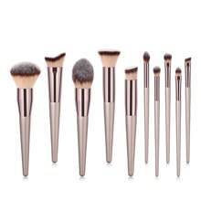10 pezzi/set champagne dorato premium Pennelli per trucco Kit ( con caffè tubi ) pennello trucco
pennelli trucco
pennelli occhi