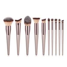 10 pezzi/set champagne dorato premium Pennelli per trucco Kit ( con caffè tubi ) pennello trucco
pennelli trucco
pennelli occhi