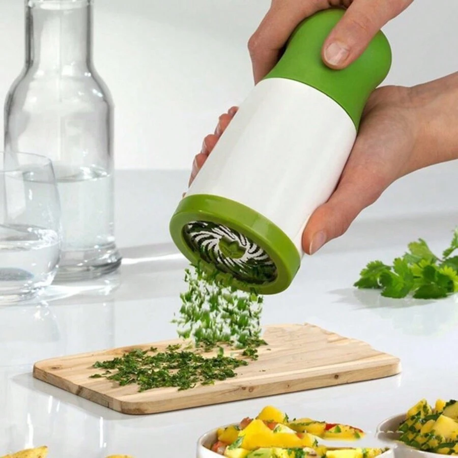 1pc Household Spice Grinder - Green - View 1