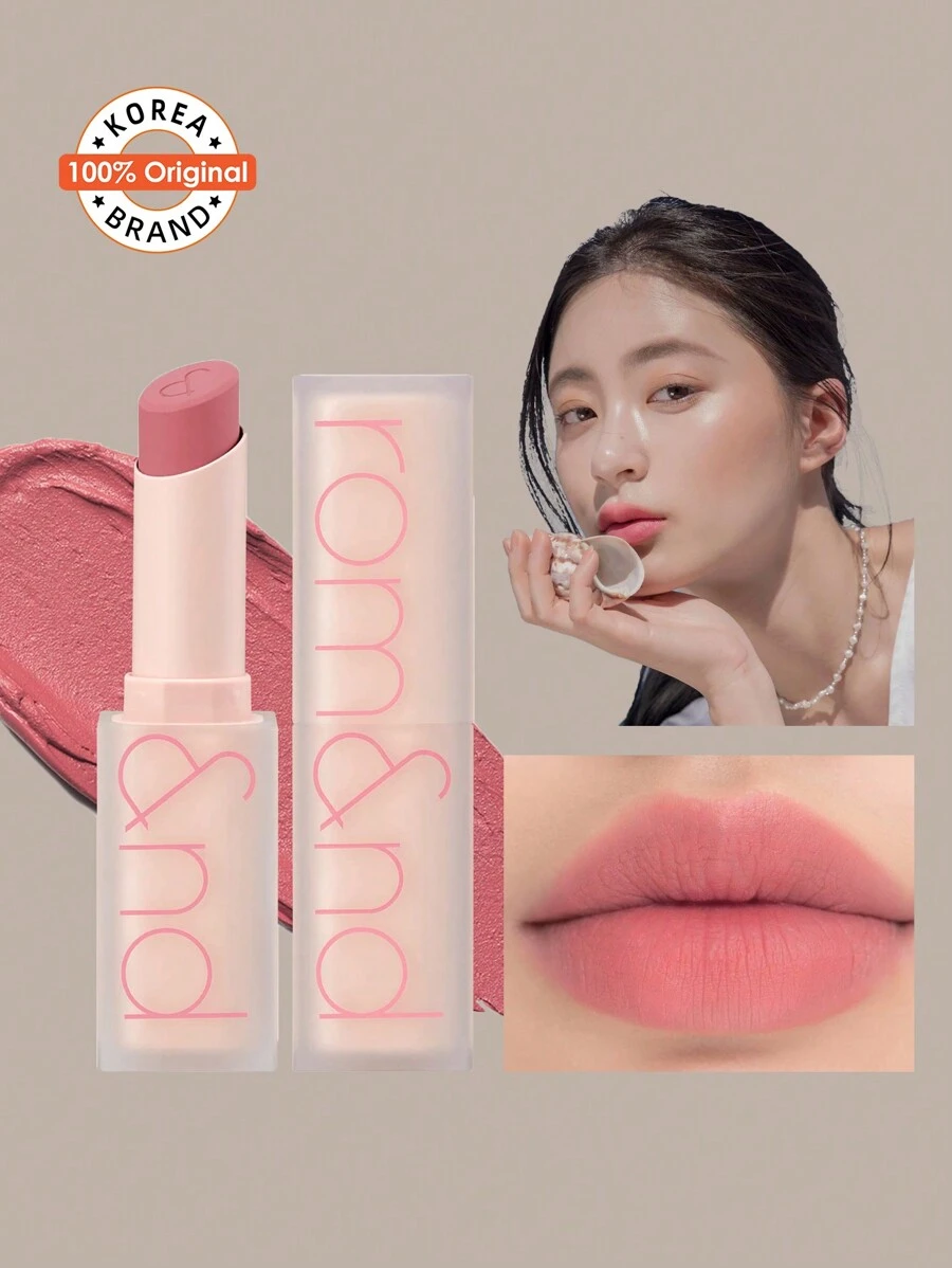 Rom&nd Romand GLASTING MELTING BALM 霧面 10 PINK SAND 3.5g/0.12oz,柔滑融化薄膜質地,溫柔亮澤光澤色調,便攜口袋尺寸,輕盈舒適日常護唇,韓系彩妝,韓國化妝品,Olive Young,禮物 - 霧面 10 粉紅沙色 - 查看 1