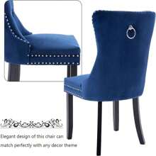 Sillas de comedor - Azul - Ver 7