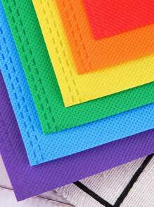 12pcs Non-Woven Fabric Gift Bags With Handle For Party, Birthday, Wedding, Festival, Back To School Valentine Day - 彩色 - 查看 7