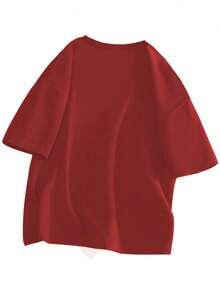 Men T-Shirts - 紅色 - 查看 3