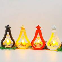 黑帽雪人節慶裝飾擺飾