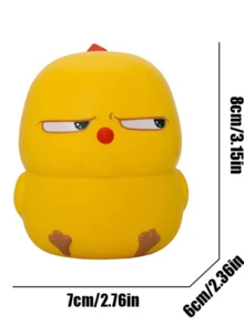 Juguete blando amarillo Wobbly Chick - Amarillo - Ver 2