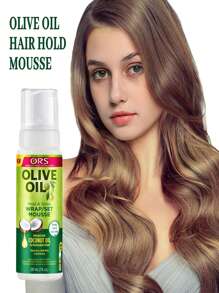 207毫升ors橄欖油定型增光摩絲-非常適用於穿辮子和放置假髮 - 軍綠色 - 查看 6