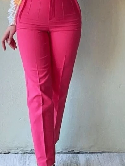 Pantalón de Vestir para Mujer con Pinzas, Estilo - Ideal para la Oficina