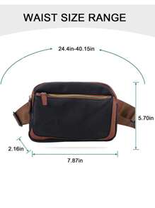 Túi Crossbody Nữ màu trơn - màu đen - Xem 7