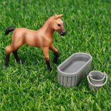 20入組農場動物馬模型,逼真玩具套裝,適合3-12歲的男女兒童生日或聖誕禮物 - 彩色 - 查看 8