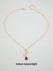 imoli Rose Pendant Necklace - Multicolor - View 5