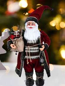 Boneco Papai Noel - 30cm - 45cm  Decoração Natalina Enfeite de Natal