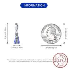 925 純銀吊墜珠子適合原始手鍊項鍊 Diy 女士吊墜珠寶禮物