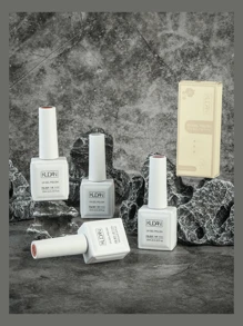 經典時尚指甲油凝膠,10毫升/瓶秋冬流行指甲油美甲沙龍和家用女士禮物 - 巧克力棕 - 查看 4