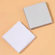 20 cái 8X8cm Đồ trang sức Vải Với Con hươu Da Nhung Siêu mịn Chất xơ Đối với Kính mắt & Đồ trang sức Và Làm sạch , Bảo trì Và Quan tâm - Xám - Xem 2
