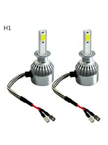 Kit de conversion LED H1 luces delanteras COB 6000k para coche 12V - Blanco - Ver 3