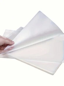 100pcs Clear Laminating Pouches, 8.6 X 12.2 Inches Laminating Sheets Compatible With Laminator, Fit For 8.5 X 11 Inches Letter Size Paper - A4 - View 1