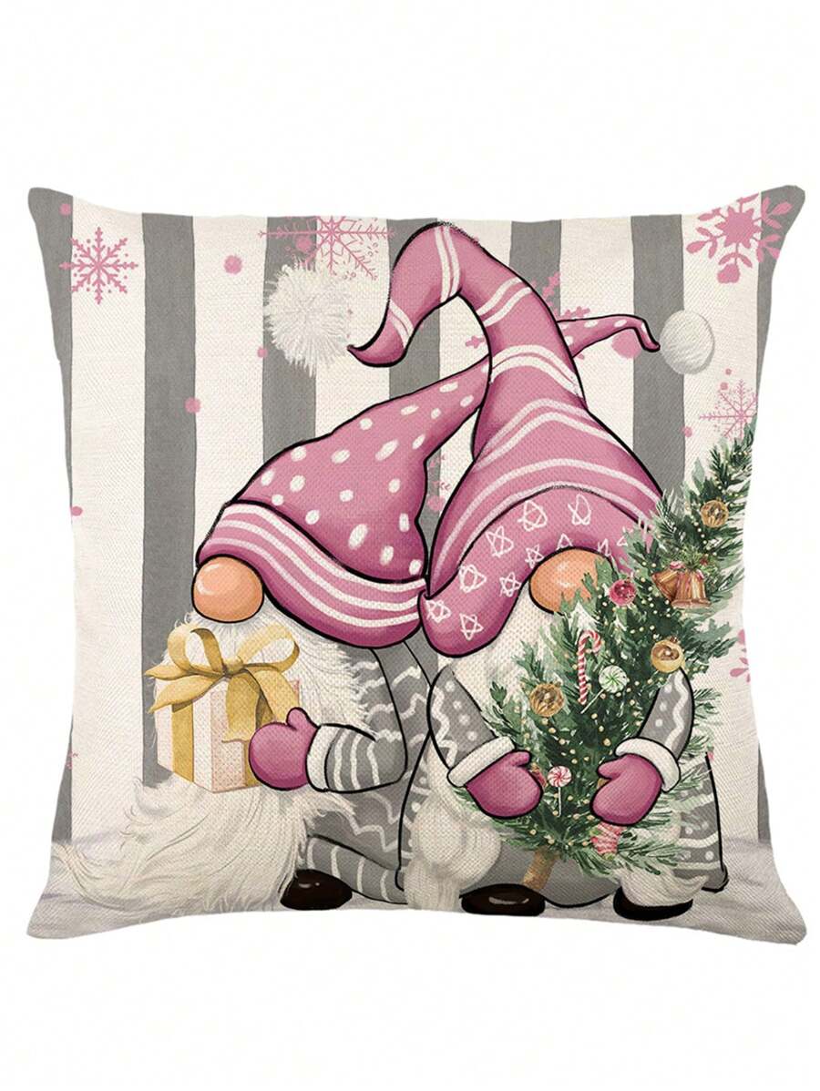 1 Set Of 4pcs Christmas Theme Pillow Cases SHEIN USA