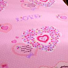 3入組床裙帶貝殼邊和2入組枕套套裝,吸汗和透氣,可機洗,加厚,拉絲和柔軟的織物,全面的包裹帶彈性帶和包邊床裙套裝,(1入組半身裙,2入組枕套),合適的適用於四季,家庭使用 - 彩色 - 查看 9