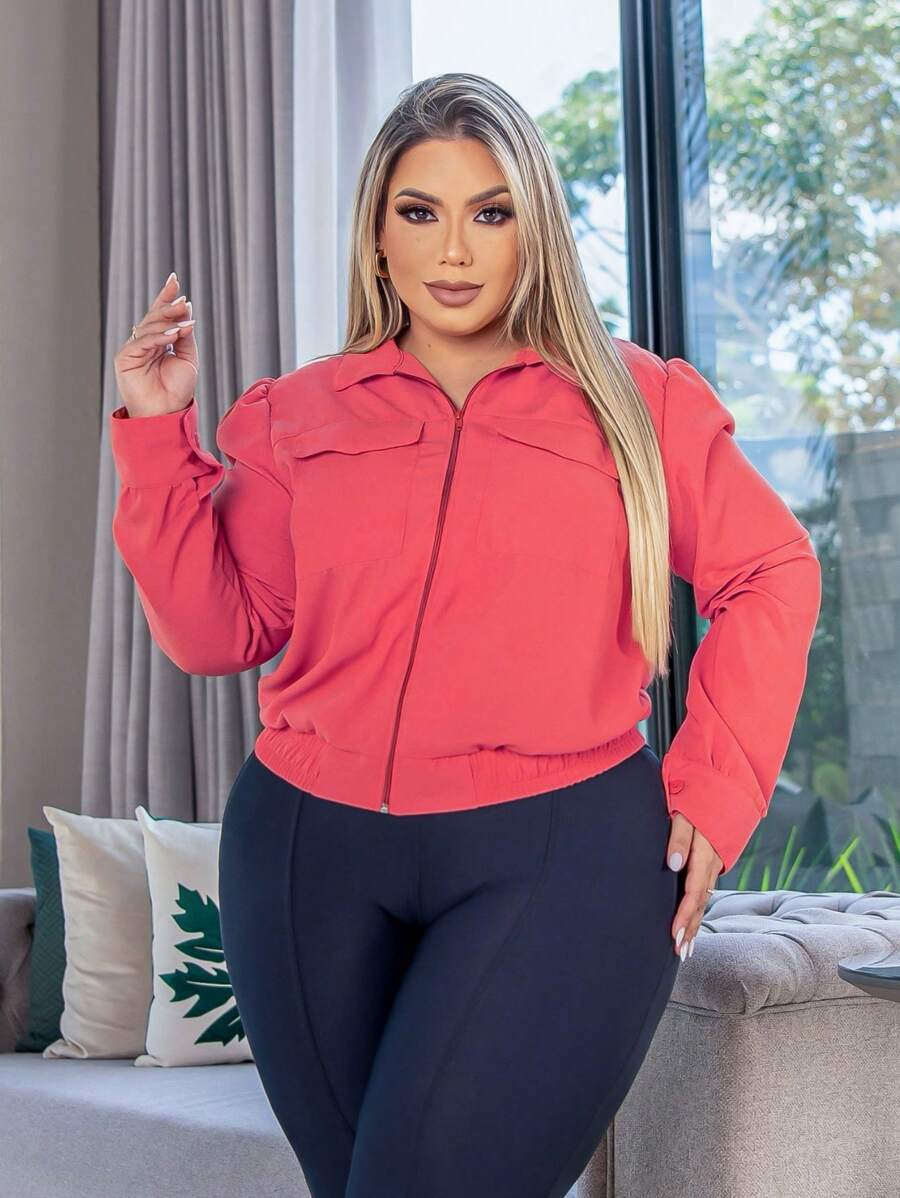 Women Jackets - Red - View 1