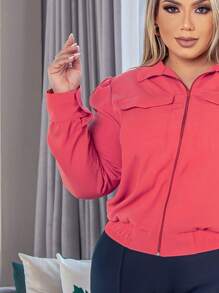Women Jackets - Red - View 2