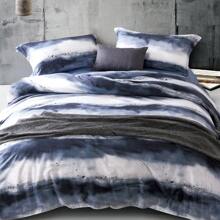 3pcs Tropical Plant Leaves Printed Duvet Cover Set, 100% Cotton Comforter Cover Set, Super Soft Bedding Set With 2 Pillowcases, Zipper & Corner Ties For All Seasons (No Filling) - Xanh & trắng (thiên thần) - Xem 1