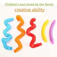 10pcs Pop Tubes Sensory Toys: Great For Developing Fine Motor Skills, Perfect Christmas & !,Sensory Toys,Kids Toys,Party Favors For Kids