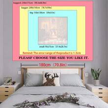 聖誕裝飾掛毯聖誕老人夜晚家庭裝飾壁爐聖誕樹禮物掛布