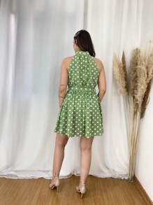 Women Dresses - 綠色 - 查看 2