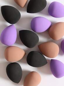 15pcs Medium Size Makeup Sponge Set For Liquid, Cream, & Powder Foundation Application, Multipurpose Cosmetic Sponge For Flawless Blending & Great Coverage, Latex-Free Makeup Sponge - Multicolor - View 2