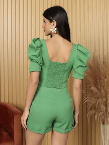 Women Two-piece Outfits - màu xanh lá - Xem 5