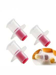 1入組蛋糕鑽心及裝飾器,可重複使用的蛋糕內餡工具,烘焙工具,廚房用品