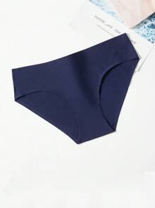 10入組女士冰絲無縫低腰內衣 - 彩色 - 查看 7