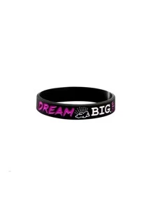 1入籃球運動夢想鼓勵創造相信橡膠手環矽膠手鐲