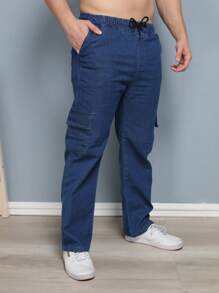 Men Pants - Medium Wash - View 3