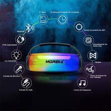 New Portable Wireless Bluetooth Speaker Free Box Bass Dual 10W Speakers With TWS Function - Dark Green - View 3