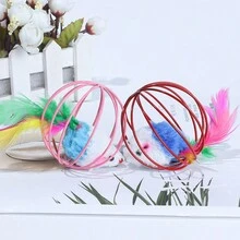 1 Miếng Tương Tác Mèo Sang trọng Chuột & Dây điện Trái bóng Đồ chơi Đối với Mèo ( Màu sắc tùy ý ) - Nhiều màu - Xem 4