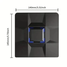 Usb 外接 Dvd 光碟機 - 超薄、高速資料傳輸,相容於筆記型電腦、桌上型電腦、個人電腦、macbook、windows、linux - 藍色 Led - 黑色 - 查看 2