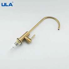 ULA A Set Of G1/2 Gold Kitchen Faucet Direct Drinking Tap Single Cold Water Sink Faucet Stainless Steel Water Purifier Faucet Filter Faucet - Gold - View 4