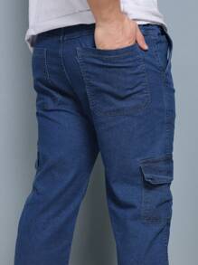 Men Pants - Medium Wash - View 4
